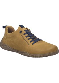 Schn&uuml;rschuh Josef Seibel "Wallace 04, safran", Herren, Gr. 46, gelb (safran), Obermaterial: 100% Rindsleder Leather cow., Schuhe Schn&uuml;rschuh
