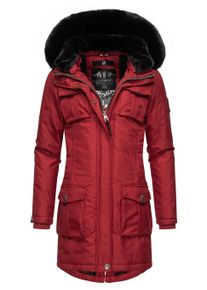 Wintermantel Navahoo "Wintermantel Tiniis", Damen, Gr. XS, rot (blood rot), Obermaterial: 56% Nylon NY. 44% Polyester PES. Obermaterial: Futter: 100% Polyester PES. 100% Polyester PES., M&auml;ntel Wintermantel