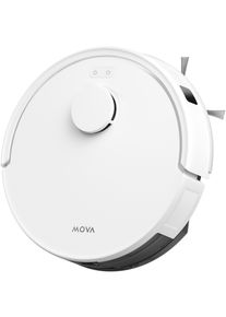 MOVA Saugroboter "mit Wischfunktion Mova E20", wei&szlig;, B:37,79cm H:9,63cm T:32,96cm, Saugroboter, 5.000 Pa Saugleistung/ Individuell anpassbare Reinigung per App, Saugroboter