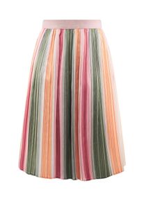 Plisseerock happy girls, M&auml;dchen, Gr. 164, bunt (powder pink), Web, Obermaterial: 100% Polyester. Futter: 100% Polyester, gestreift, bequem ca. Mitte Wade, R&ouml;cke Plisseerock