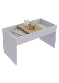 Beistelltisch Vcm "Holz Beistelltisch Couchtisch Sofatisch Mantila", braun (wei&szlig;, honig, eiche), Tische, Beistelltisch