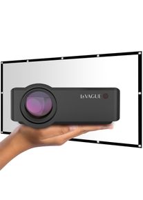 LA VAGUE LED-Beamer "LED-Projektor inkl. LV-STA100FP LV-HD320 BUNDLE", schwarz, Beamer, LED-Beamer