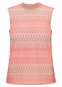 Blusentop Cartoon "Blusentop ohne Arm", Damen, Gr. 40, rosa (rosa, taupe), Obermaterial: 100% Polyester PES., Blusen Blusentop