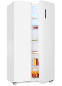 Exquisit Side-by-Side "SBS46-040E", Energieeffizienz: E, wei&szlig;, B:90cm H:177cm T:59cm, K&uuml;hlschr&auml;nke, 442 L K&uuml;hl-Gefrier-Kombi: familienfreundlich & flexibel, Side-by-Side