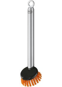 R&ouml;sle Reinigungsb&uuml;rste R&Ouml;SLE, bunt (edelstahlfarben, schwarz, orange), B:6cm H:6,5cm L:24,5cm, Edelstahl, Polyester, Reinigungsb&uuml;rsten, Reinigungsb&uuml;rste, Sp&uuml;lb&uuml;rste mit Wechselkopf, Edelstahl 18/10, sp&uuml;lmaschinengeeignet