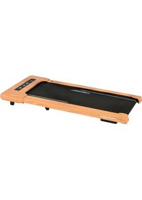 Laufband Christopeit Sport "Walking Pad 4.2 Holzoptik", braun (holzfarben, schwarz), Laufb&auml;nder, ohne Unterlegmatte, Laufband, bis max. 6 km/h, 120 kg max. Benutzergewicht, B:56,5cm H:11,2cm L:127,5cm