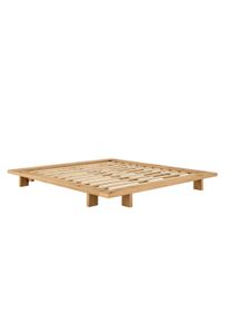Bettgestell Karup Design "JAPAN BED Futonbett aus FSCzertifiziertem Massivholz, zeitlos, bequem", oiled oak, B:208cm H:20cm L:228cm, Betten, Bettgestell, Eiche, inkl. Lattenrost, ohne Matratze, Made in Europa