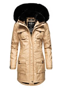 Wintermantel Navahoo "Wintermantel Tiniis", Damen, Gr. M, beige, Obermaterial: 56% Nylon NY. 44% Polyester PES. Obermaterial: Futter: 100% Polyester PES. 100% Polyester PES., M&auml;ntel Wintermantel