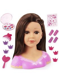 Frisier- & Schminkkopf BAYER "Charlene Super Model, braun", braun, Frisierk&ouml;pfe, KinderH:27cm, Kunststoff, Frisier- & Schminkkopf, H:27cm