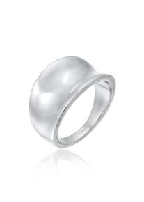 Siegelring Elli "Ring Basic Schick Oval 925 Silber" Gr. 54, silber, Fingerringe, Damen, 54, ohne Stein, Silber 925 (Sterlingsilber), Siegelring
