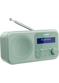 Sharp Digitalradio (DAB+) "TOKYO DR-P420", gr&uuml;n, B:17,4cm H:9cm T:5,3cm, Radios, Digitalradio (DAB+)