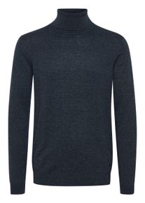 Strickfleece-Pullover 11 Project "Strickpullover PRIngbert", Herren, Gr. M, blau (insignia blau melange), Obermaterial: 50% Baumwolle CO. 50% Polyacryl PAN., Pullover Strickfleece-Pullover
