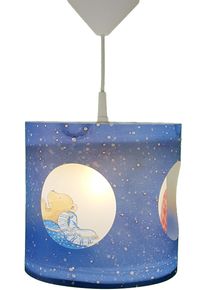 Niermann H&auml;ngeleuchte "Dreh-Pendelleuchte B&auml;rchen, Kinderzimmer, Kinderlampe", bunt, 1, &Oslash; 25cm H: 27cm, 1 Stk., Leuchten, Der innere Lampenschrim dreht sich sobald das Licht eingeschaltet ist, H&auml;ngeleuchte