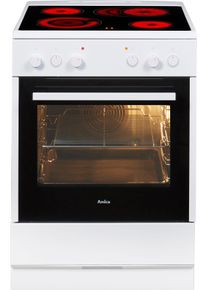 Amica Elektro-Standherd "SHC 914 111 W", Energieeffizienz: A, wei&szlig;, Herdsets, Komfortables Kochen und Backen mit &uuml;bersichtlicher Handhabung, Elektro-Standherd
