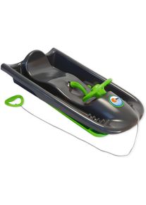 Rodel KHW "Snow Flyer", grau (anthrazit), Schlitten, KinderB:52cm H:16cm L:99cm, Kunststoff, Rodel, B:52cm H:16cm L:99cm