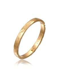 Silberring HAZE & GLORY "Ring Bandring 375 Gelbgold - Say `yes&iquest;" Gr. 66, gold, Fingerringe, Herren, 66, Gelbgold 375, Silberring