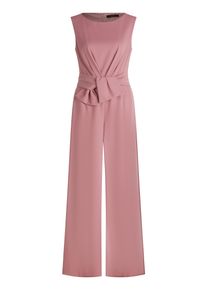 Jumpsuit Vera Mont "Jumpsuit mit weitem Bein", Damen, Gr. 34, EURO, rosa (vintage blossom), Obermaterial: 95% Polyester PES. 5% Elasthan EL., Overalls Jumpsuit