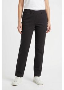 Schlupfhose KjBRAND "Susie", Damen, Gr. 56, N-Gr, schwarz, Jersey, Obermaterial: 50% Polyester, 45% Viskose, 5% Elasthan, sehr bequem lang, Hosen Schlupfhose, Sommerhose