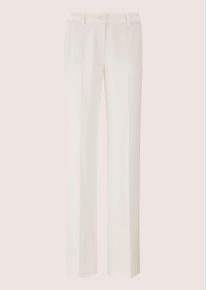 Madeleine Mode B&uuml;gelfaltenhose MADELEINE "Hose Palazzo-Hose mit B&uuml;gelfalten", Damen, Gr. 19, N + K Gr, wei&szlig;, Obermaterial: 48% Polyester PES. 48% Viskose CV. 4% Elasthan EL., Modern, normal, Hosen B&uuml;gelfaltenhose