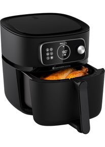 Philips Hei&szlig;luftfritteuse "Airfryer XXL Kombi HD9876/90, mit 8,3 l, Rapid CombiAir Technologie", schwarz, B:33,5cm H:35,1cm T:44,7cm, Fritteusen, 22 Kochfunktionen, QuickClean und WiFi Konnektivit&auml;t, Hei&szlig;luftfritteuse