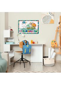 Leinwandbild LUCKYLINDE "Der kleine Tiger und der kleine B&auml;r - Willkommen", bunt (farbe bild(er): bunt), B:60cm H:40cm T:2cm, Canvas, Holzrahmen, Bilder, Leinwandbild, Exklusive JANOSCH Kindermotive