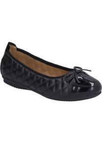 Ballerina Josef Seibel "Pippa 76, schwarz", Damen, Gr. 37, schwarz, Obermaterial: 100% Rindsleder Leather cow., Schuhe Ballerina