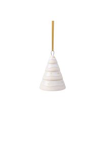 Weihnachtsfigur "Ornament Tannenbaum Winter Glow beige", beige, LIKE. BY VILLEROY & BOCH, Dekofiguren, Weihnachtsfigur