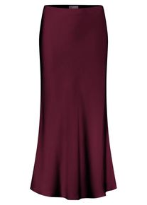 Satinrock Vera Mont "Satinrock wadenlang", Damen, Gr. 42, rot (deep dahlia), Einsatz: 100% Polyester PES., R&ouml;cke Satinrock