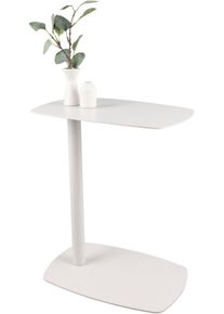 Beistelltisch Mirrors and More "FERO", grau, B:28cm H:48cm, Tische, Beistelltisch