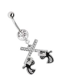 Adelia&acute;s Bauchnabelpiercing ADELIA&acute;S "Piercing Piercing Bauchnabelpiercing", wei&szlig; (klar), Piercings, Damen, Chirurgiestahl, Bauchnabelpiercing