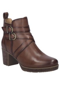 Stiefelette Josef Seibel "Gloria 08, cognac", Damen, Gr. 38, braun (cognac), Obermaterial: 100% Rindsleder Leather cow., Schuhe Stiefelette