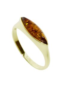 Fingerring OSTSEE-SCHMUCK "- Fenna - Gold 333/000 - Bernstein" Gr. 56, gold (gold 333, goldfarben, gelb), Fingerringe, Damen, 56, Fingerring