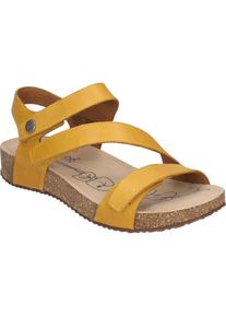 Sandale Josef Seibel "Tonga 25, gelb", Damen, Gr. 42, gelb, Obermaterial: 100% Rindsleder Leather cow., Schuhe Sandale