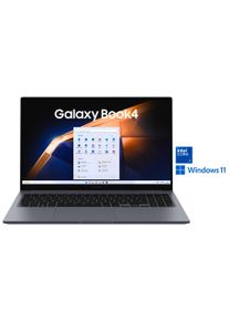 Samsung Notebook "Galaxy Book4 15,6'' (NP750X) Core i3 8GB 256GB", grau, 8 GB RAM 256 GB SSD, Core i3, Windows 11 Home, Notebooks, Notebook