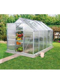 Gew&auml;chshaus Vitavia "Venus 5000", silber (silberfarben), B:192cm T:254cm, Gew&auml;chsh&auml;user, Gew&auml;chshaus