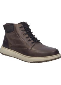 Stiefelette Josef Seibel "Clayton 03, espresso-kombi", Herren, Gr. 42, braun (espresso, kombi), Obermaterial: 100% Rindsleder Leather cow., Schuhe Stiefelette