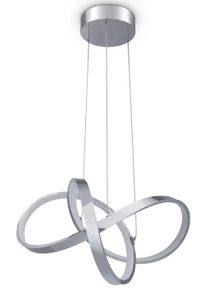 Paco Home Pendelleuchte "DEON", wei&szlig; (chrom, wei&szlig;), H: 21cm, Leuchten, Pendelleuchte