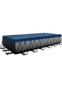 Pool-Abdeckplane Intex "Deluxe", blau, B:366cm L:732cm, Polyethylen (PE), Planen, Pool-Abdeckplane, 366x732 cm