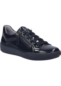 Sneaker Josef Seibel "Claire 13, black-black", Damen, Gr. 36, schwarz (schwarz, schwarz), Obermaterial: 100% Rindsleder Leather cow., Schuhe Sneaker