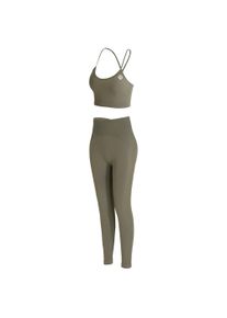 Sportanzug YEAZ "Set CHARM", Damen, Gr. M, gr&uuml;n, Obermaterial: 87% Nylon NY. 13% Elasthan EL., Sportanz&uuml;ge Sportanzug