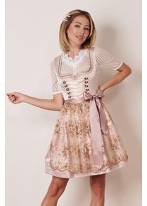 Kr&uuml;ger Dirndl KR&Uuml;GER "Dirndl Rosalia (50cm)", Damen, Gr. 40, N-Gr, rosa, Obermaterial: 100% Polyester PES., herzf&ouml;rmiger Ausschnitt, Kleider Dirndl