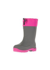 Gummistiefel Kamik "SNOBUSTERB", M&auml;dchen, Gr. 35, grau (charcoal, mag), Synthetik, Schuhe Gummistiefel