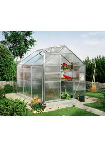 Gew&auml;chshaus Vitavia "Calypso 4400", silber (silberfarben), B:192cm T:228cm, Gew&auml;chsh&auml;user, Gew&auml;chshaus