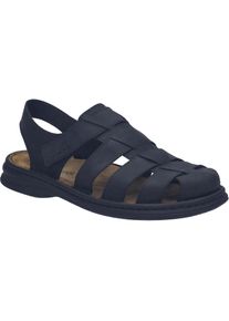 Sandale Josef Seibel "Max 74, schwarz", Herren, Gr. 49, schwarz, Obermaterial: 100% Rindsleder Leather cow., Schuhe Sandale