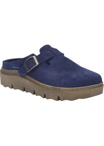 Hausschuh Josef Seibel "Carmaux 05, ocean", Damen, Gr. 43, blau (ocean), Obermaterial: 100% Rindsleder Leather cow., Schuhe Hausschuh