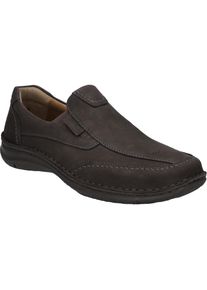 Slipper Josef Seibel "Anvers 67, granit", Herren, Gr. 39, grau (granit), Obermaterial: 100% Rindsleder Leather cow., Schuhe Slipper
