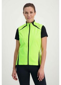 Funktionsweste CMP, Damen, Gr. 38, gelb fluo, Obermaterial: 100% Polyester, Westen Funktionsweste, mit reflektierenden Details, sportlicher Stil