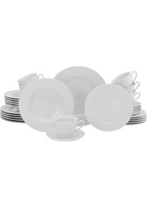Kombiservice Creatable "Barcelona", wei&szlig;, 30 Stk., Porzellan, Geschirr-Sets, Kombiservice, klassischer Manufakturstil