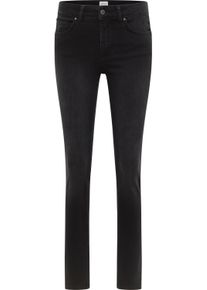 Skinny-fit-Jeans Mustang "Damen Style Shelby Skinny", Damen, Gr. 31, L&auml;nge 32, 841 schwarz, Denim/Jeans, 87% Baumwolle, 11% Polyester, 2% Elasthan, unifarben, skinny fit, Jeans Skinny-fit-Jeans