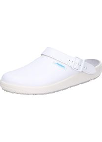 Pantolette ABEBA "Clog", Damen, Gr. 36, wei&szlig;, Obermaterial: 100% Rindsleder Leather cow., Schuhe Pantolette